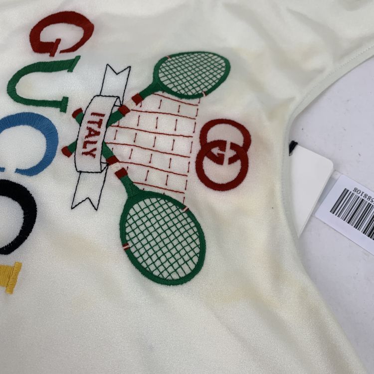 Gucci Gucci Tennis Logo Swimsuit Size XL Size XL / US 12-14 / IT 48-50 - 6 Thumbnail