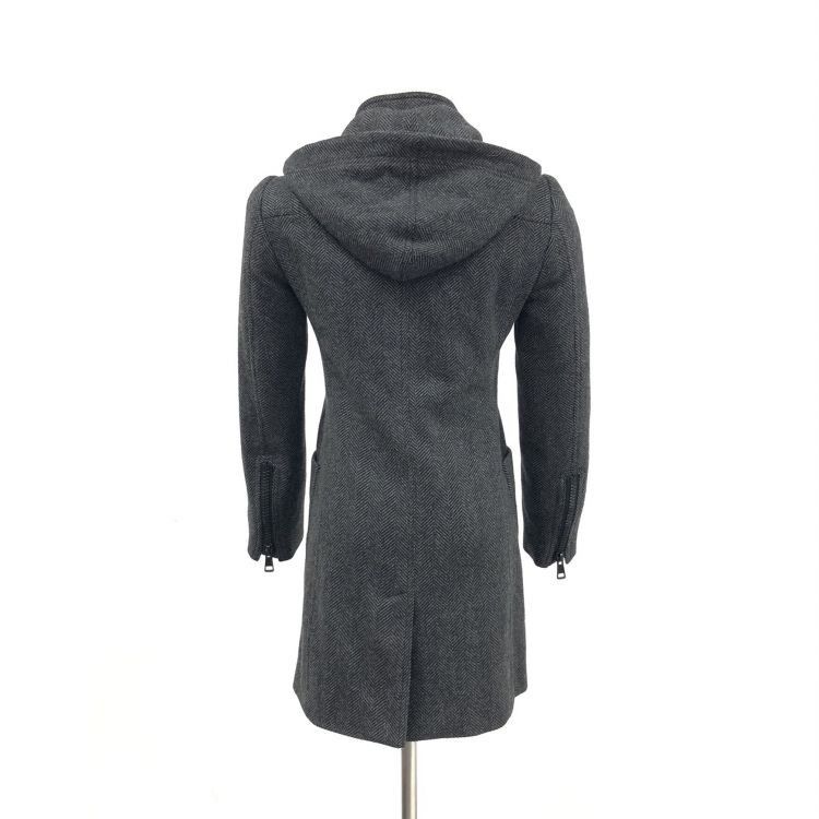 Gucci Gucci Herringbone Hooded Coat Size 38 Size XS / US 0-2 / IT 36-38 - 2 Thumbnail