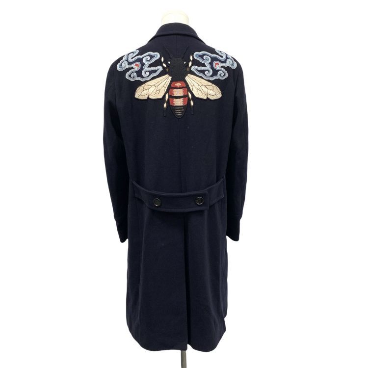 Gucci Gucci Bee Embroidered Overcoat Size 46 Size US S / EU 44-46 / 1 - 2 Thumbnail