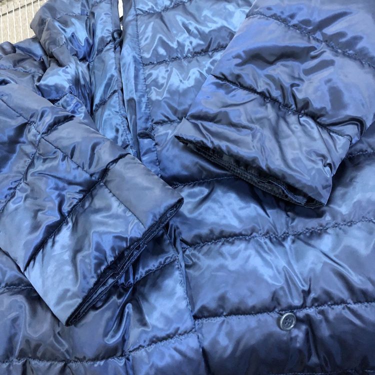 Max Mara S' Max Mara Blue Hooded Down Coat Size 36 Size XS / US 0-2 / IT 36-38 - 11 Thumbnail
