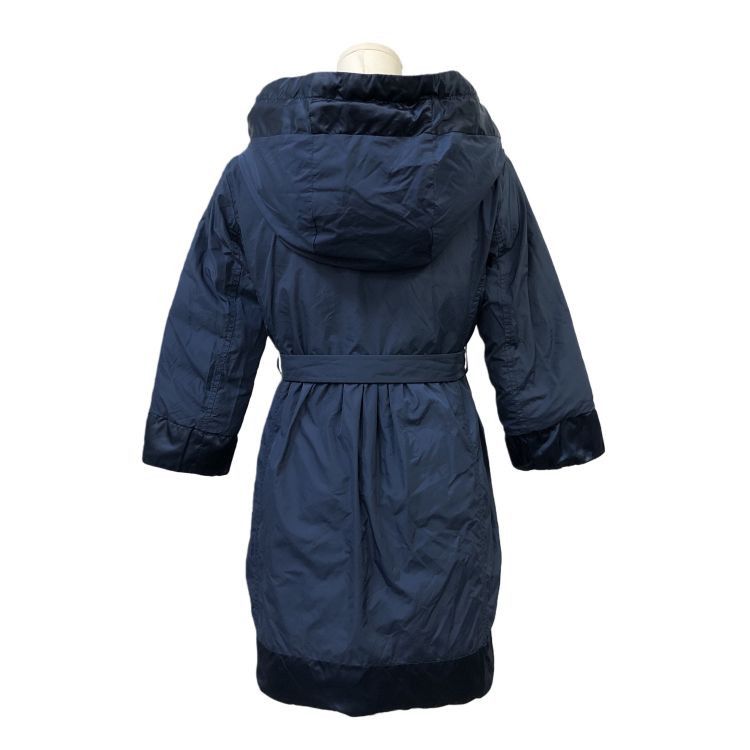 Max Mara S' Max Mara Blue Hooded Down Coat Size 36 Size XS / US 0-2 / IT 36-38 - 4 Thumbnail
