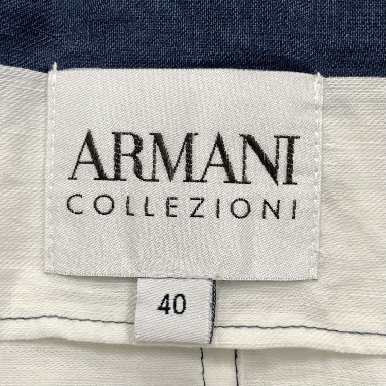 Armani Collezioni Armani Collezioni Striped Linen Hoodie Size 40 Size S / US 4 / IT 40 - 3 Thumbnail