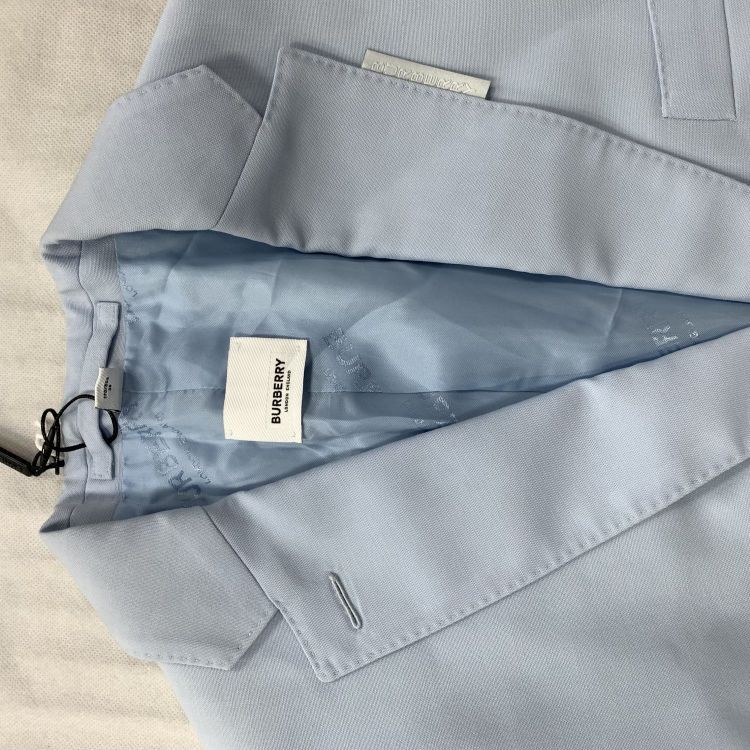 Burberry Burberry Blue Wool Blazer IT 38 Size XS / US 0-2 / IT 36-38 - 10 Thumbnail