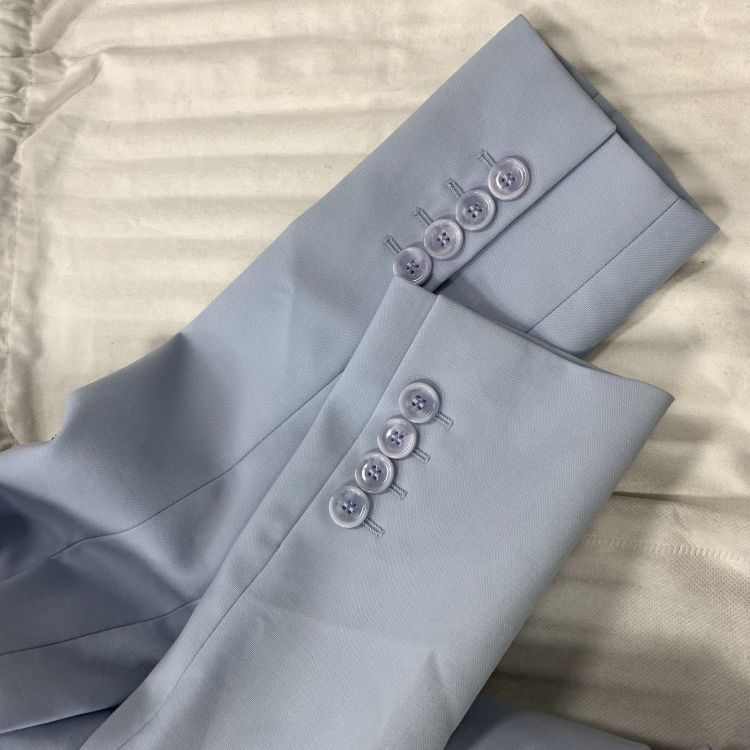 Burberry Burberry Blue Wool Blazer IT 38 Size XS / US 0-2 / IT 36-38 - 11 Thumbnail