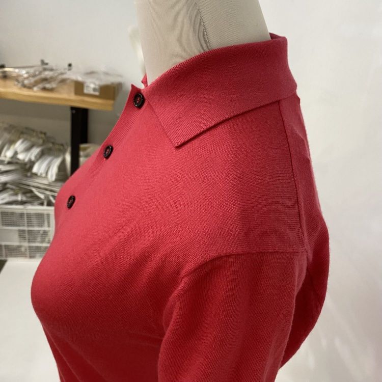 Dsquared2 Dsquared2 Red Wool Polo Shirt Size XS Size US XS / EU 42 / 0 - 9 Thumbnail