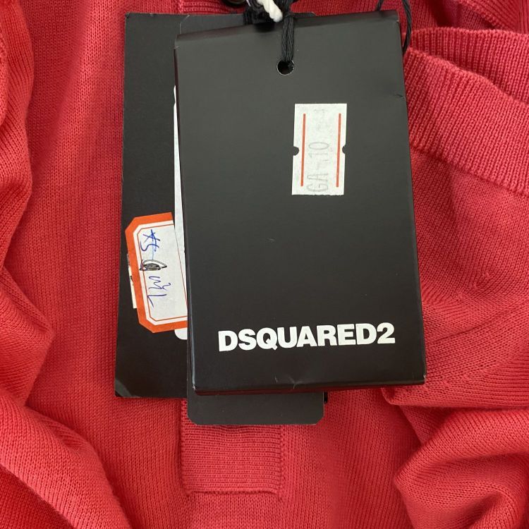 Dsquared2 Dsquared2 Red Wool Polo Shirt Size XS Size US XS / EU 42 / 0 - 7 Thumbnail