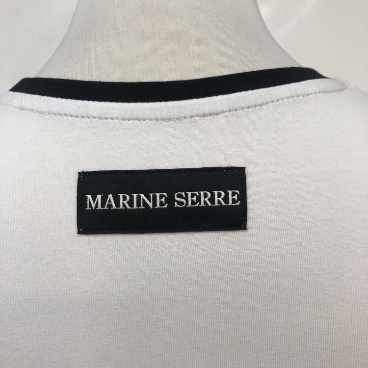 Marine Serre Marine Serre Crescent Moon Logo T-Shirt Size M Size M / US 6-8 / IT 42-44 - 3 Thumbnail