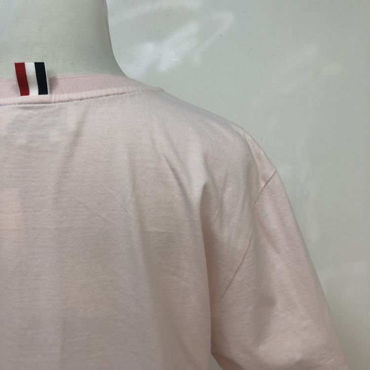 Thom Browne Thom Browne Pink Cotton T-Shirt Size 2 Size US M / EU 48-50 / 2 - 8 Thumbnail