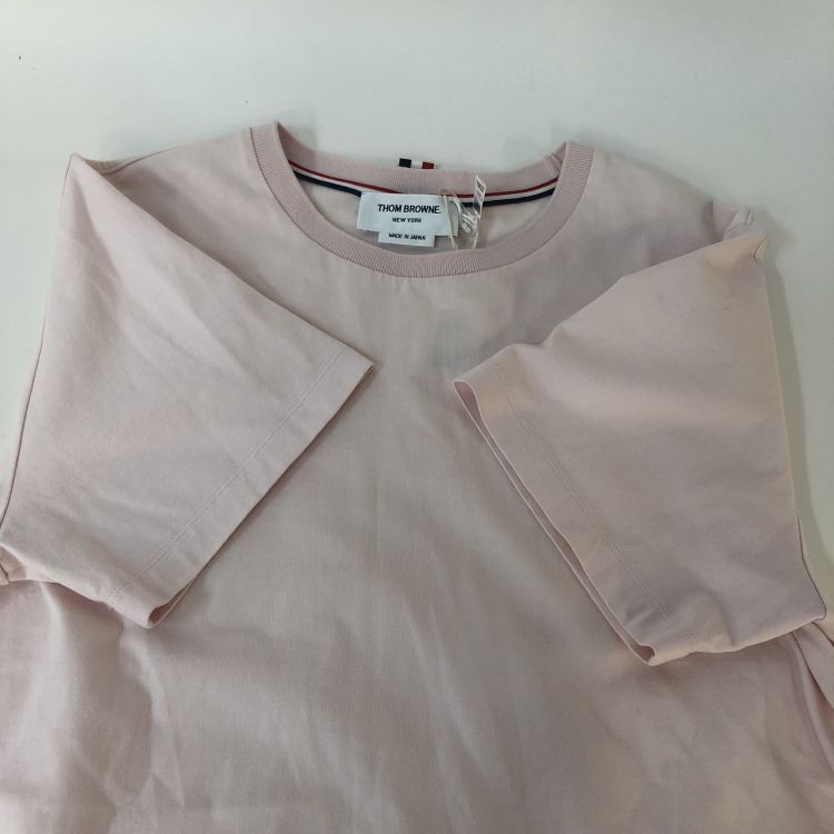 Thom Browne Thom Browne Pink Cotton T-Shirt Size 2 Size US M / EU 48-50 / 2 - 9 Thumbnail