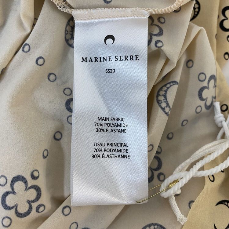 Marine Serre Marine Serre Moon Print Mock Neck Top Size L Size L / US 10 / IT 46 - 4 Thumbnail