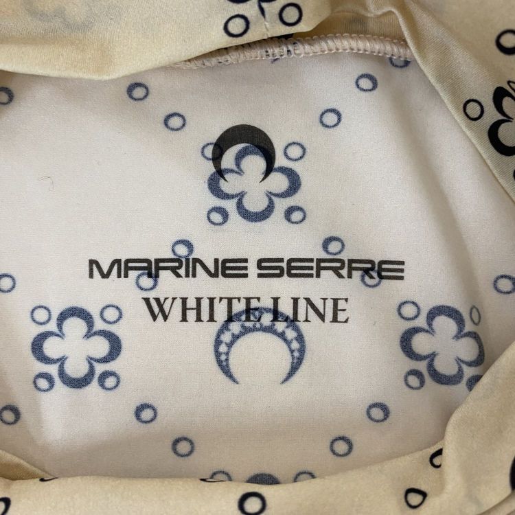 Marine Serre Marine Serre Moon Print Mock Neck Top Size L Size L / US 10 / IT 46 - 3 Thumbnail