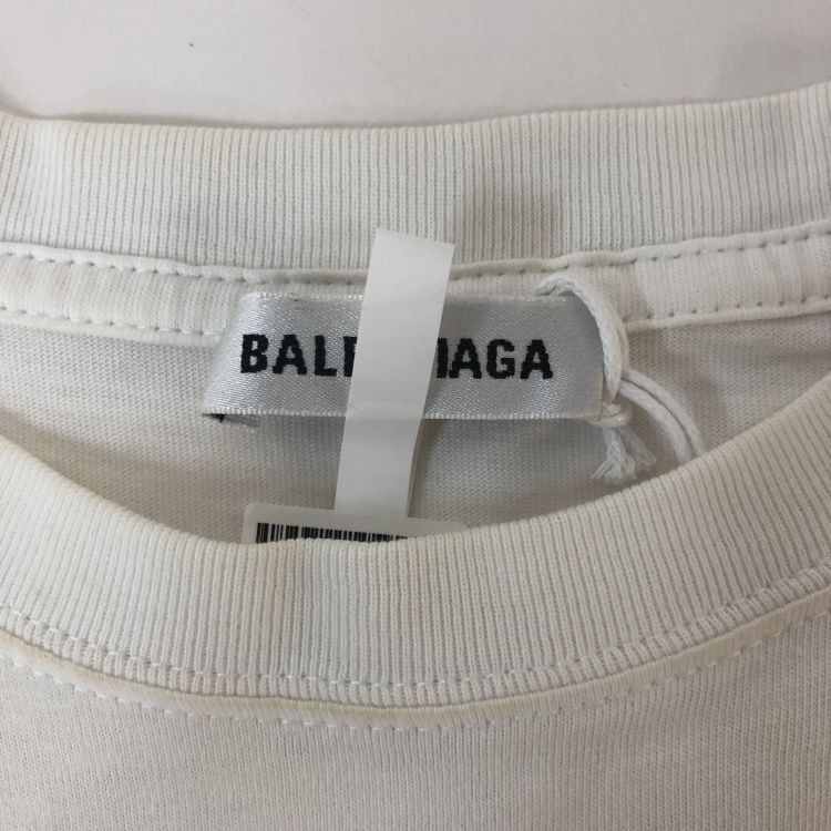 Balenciaga Balenciaga Logo Embroidered T-Shirt Size S Size US S / EU 44-46 / 1 - 3 Thumbnail