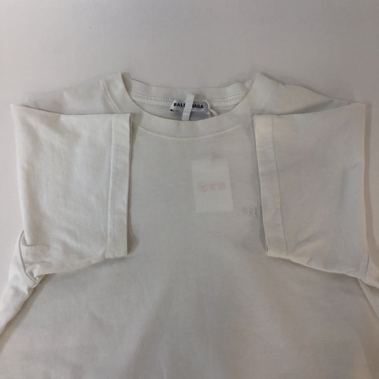 Balenciaga Balenciaga Logo Embroidered T-Shirt Size S Size US S / EU 44-46 / 1 - 9 Thumbnail