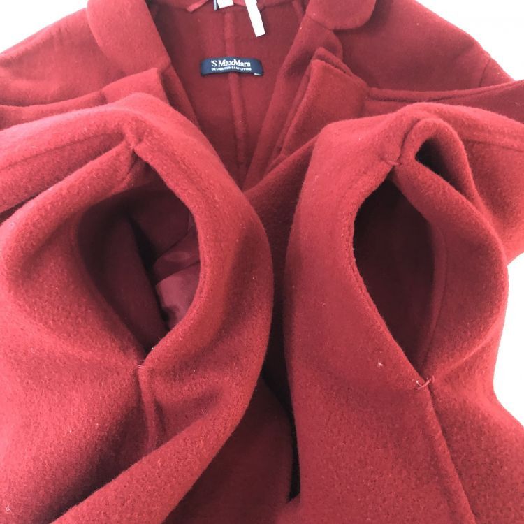 Max Mara 'S Max Mara Red Wool Coat Size 40 Size M / US 6-8 / IT 42-44 - 11 Thumbnail