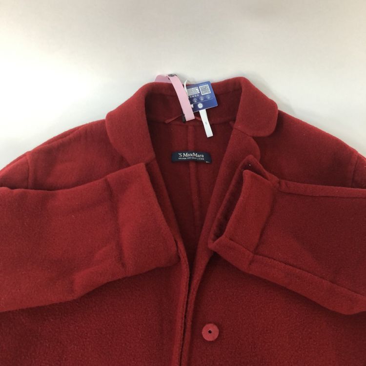 Max Mara 'S Max Mara Red Wool Coat Size 40 Size M / US 6-8 / IT 42-44 - 12 Thumbnail