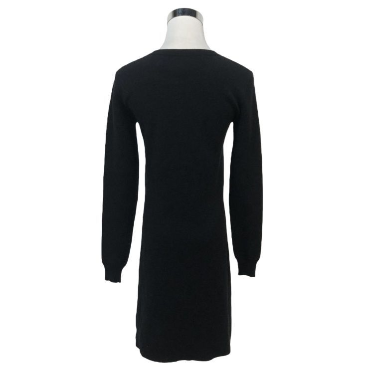 Off-White Off-White Little Black Dress Logo Knit Dress Size 38 Size XS / US 0-2 / IT 36-38 - 2 Thumbnail