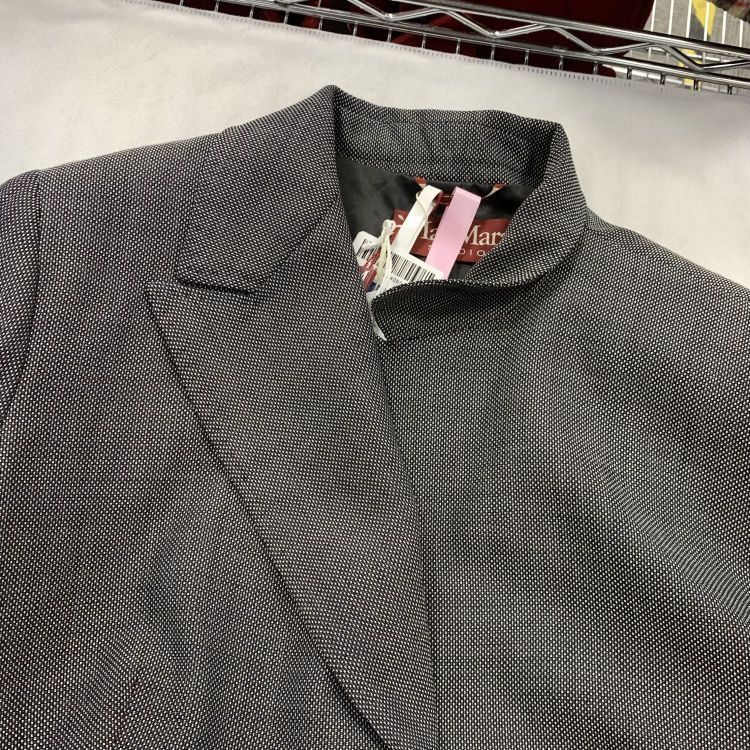 Max Mara MaxMara Studio Grey Double Breasted Blazer Size 44 Size M / US 6-8 / IT 42-44 - 10 Thumbnail