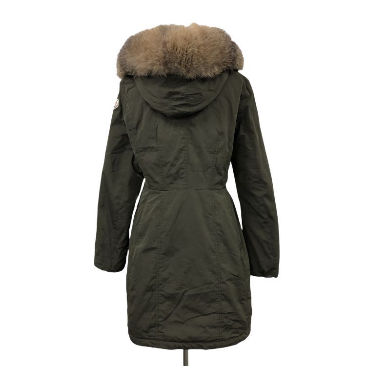 Moncler Moncler Olive Fur Hood Down Parka Size XL Size US XL / EU 56 / 4 - 2 Thumbnail