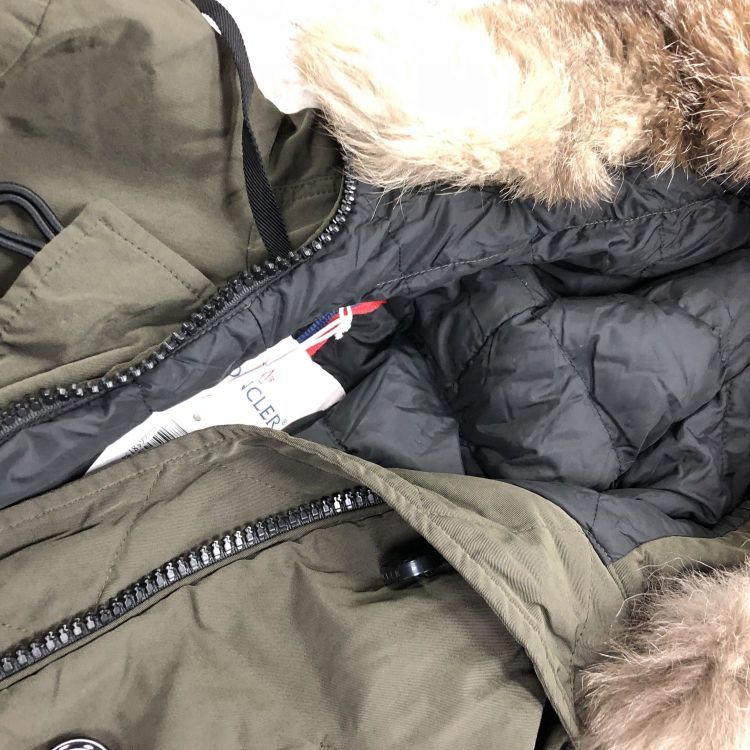 Moncler Moncler Olive Fur Hood Down Parka Size XL Size US XL / EU 56 / 4 - 6 Thumbnail