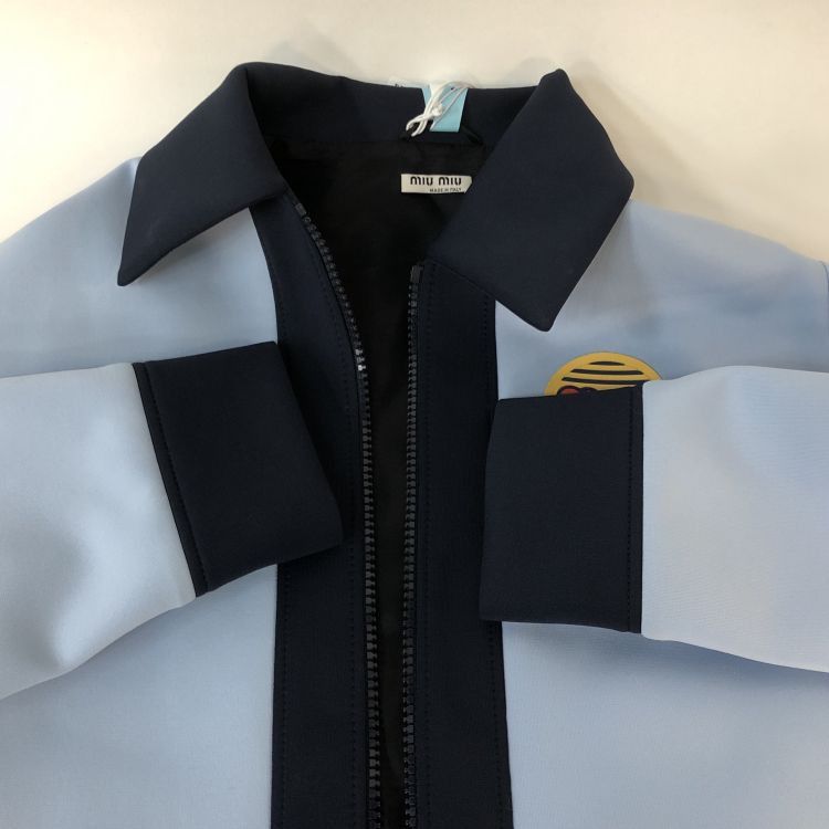 Miu Miu Miu Miu Logo Patch Zip Jacket Size 40 Size S / US 4 / IT 40 - 13 Thumbnail