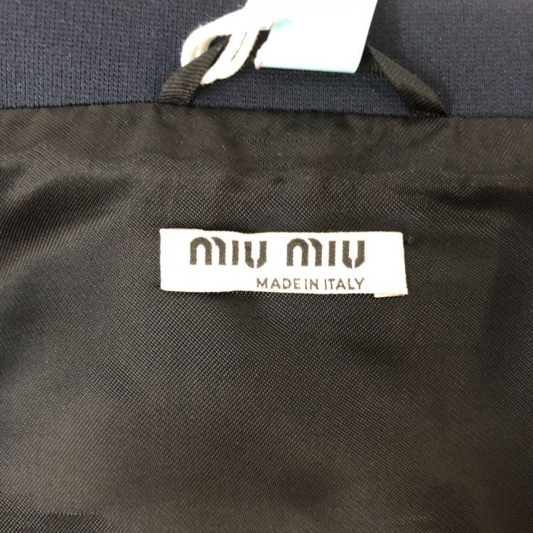 Miu Miu Miu Miu Logo Patch Zip Jacket Size 40 Size S / US 4 / IT 40 - 3 Thumbnail