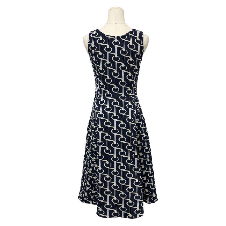 Prada Prada Chain Pattern Midi Dress Size 42 Size M / US 6-8 / IT 42-44 - 2 Thumbnail