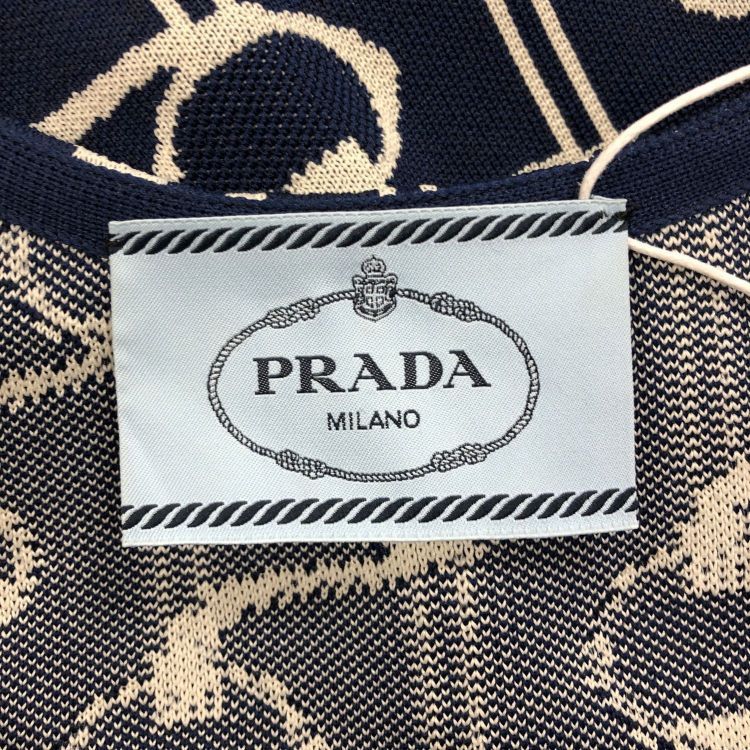 Prada Prada Chain Pattern Midi Dress Size 42 Size M / US 6-8 / IT 42-44 - 3 Thumbnail