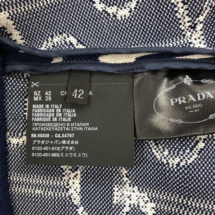 Prada Prada Chain Pattern Midi Dress Size 42 Size M / US 6-8 / IT 42-44 - 4 Thumbnail
