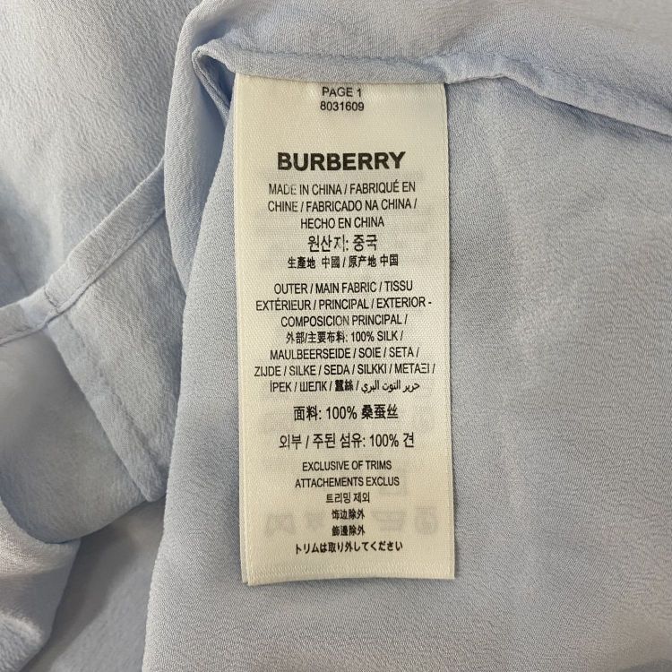 Burberry Burberry Logo Stripe Button Up Shirt Size IT 40 Size S / US 4 / IT 40 - 5 Thumbnail