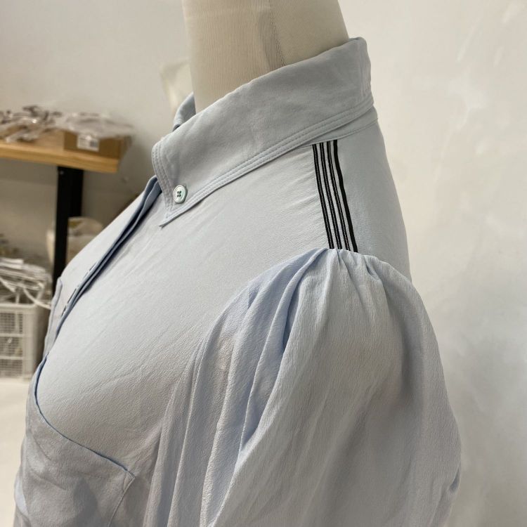 Burberry Burberry Logo Stripe Button Up Shirt Size IT 40 Size S / US 4 / IT 40 - 8 Thumbnail