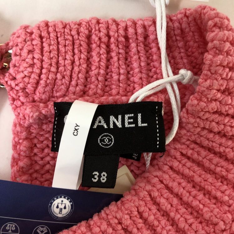 Chanel Chanel Pink Knit Sweater Size 38 Size S / US 4 / IT 40 - 3 Thumbnail