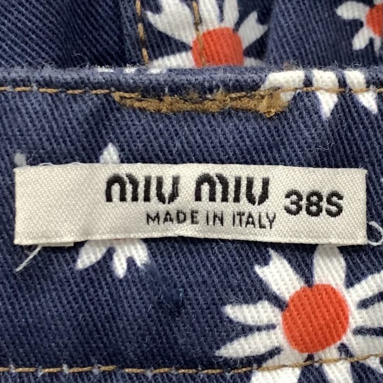 Miu Miu Miu Miu Floral Print Pants Size 38 Size 26" / US 2 / IT 38 - 3 Thumbnail