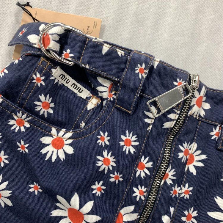 Miu Miu Miu Miu Floral Print Pants Size 38 Size 26" / US 2 / IT 38 - 7 Thumbnail