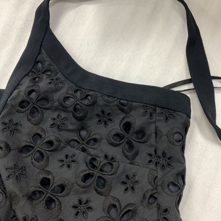Miu Miu Miu Miu Eyelet Embroidered Halter Dress Size 36 Size XS / US 0-2 / IT 36-38 - 7 Thumbnail