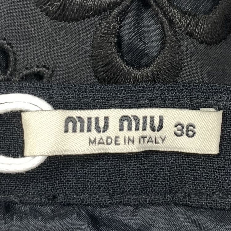 Miu Miu Miu Miu Eyelet Embroidered Halter Dress Size 36 Size XS / US 0-2 / IT 36-38 - 3 Thumbnail