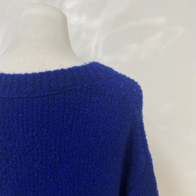 Louis Vuitton Louis Vuitton Logo Blue Knit Sweater XXL Size US XXL / EU 58 / 5 - 8 Thumbnail
