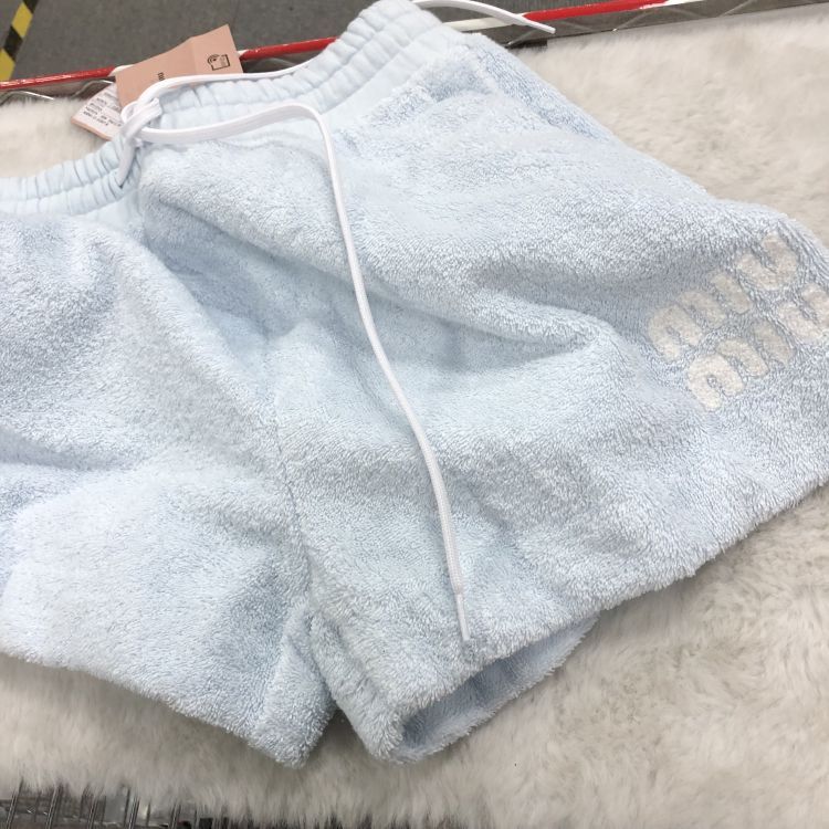Miu Miu Miu Miu Terry Cotton Shorts Size 40 Size 27" / US 4 / IT 40 - 9 Thumbnail