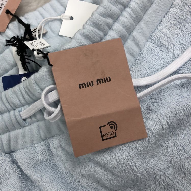 Miu Miu Miu Miu Terry Cotton Shorts Size 40 Size 27" / US 4 / IT 40 - 7 Thumbnail