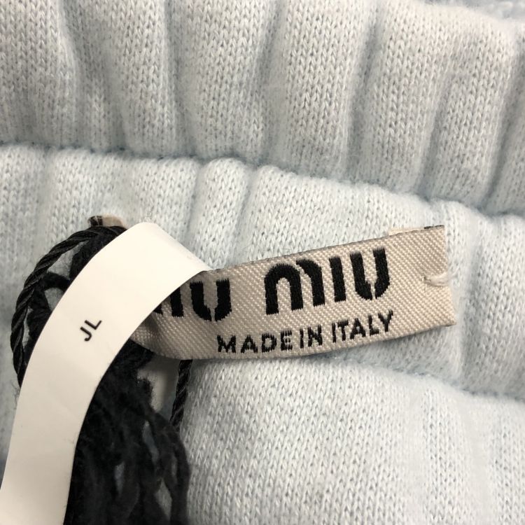 Miu Miu Miu Miu Terry Cotton Shorts Size 40 Size 27" / US 4 / IT 40 - 3 Thumbnail