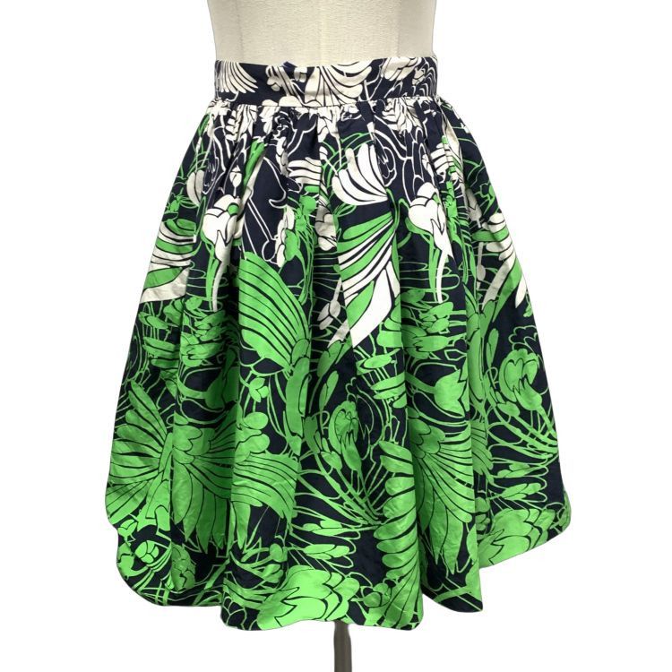 Miu Miu Miu Miu Floral Silk Mini Skirt Size 38 Size 26" / US 2 / IT 38 - 2 Thumbnail