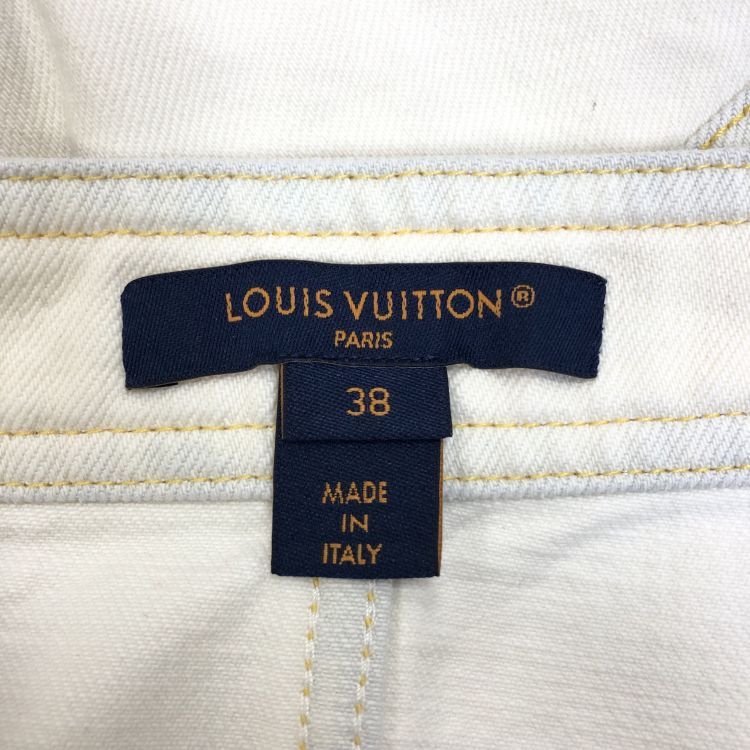 Louis Vuitton Louis Vuitton Cotton Mini Skirt Size 38 Size 26" / US 2 / IT 38 - 3 Thumbnail