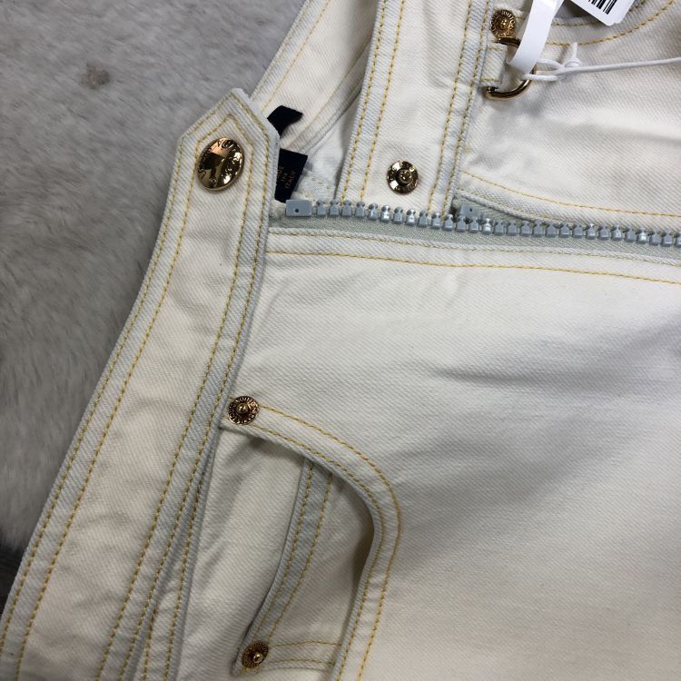 Louis Vuitton Louis Vuitton Cotton Mini Skirt Size 38 Size 26" / US 2 / IT 38 - 6 Thumbnail
