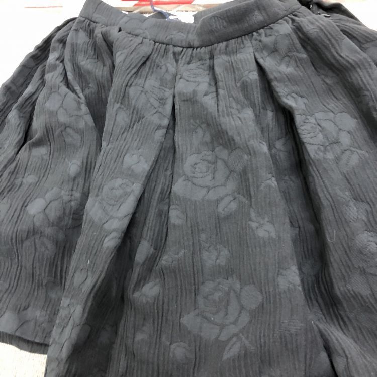 Miu Miu Miu Miu Black Floral Jacquard Mini Skirt Size 36 Size 25" / US 0 / IT 36 - 7 Thumbnail