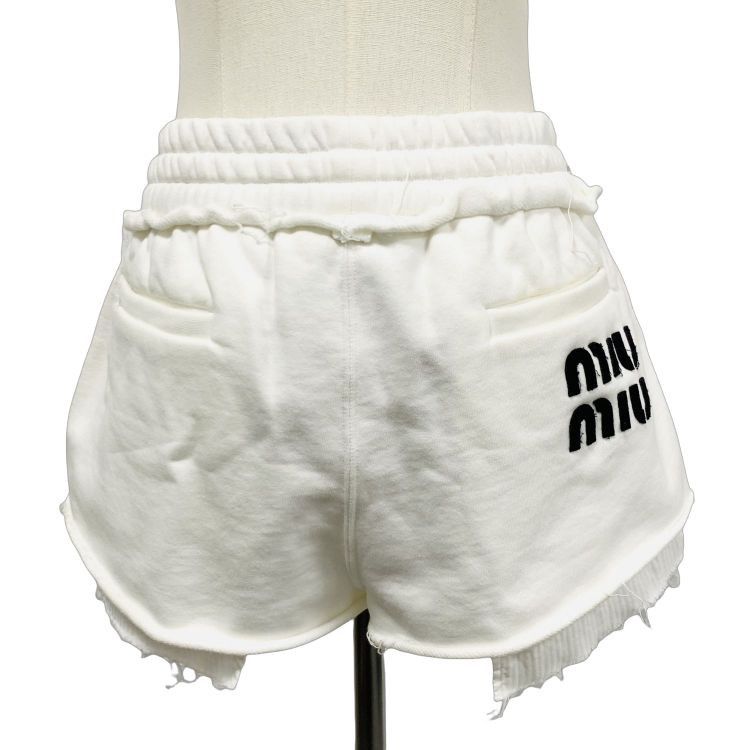 Miu Miu Miu Miu Logo Shorts Size 38 Size 26" / US 2 / IT 38 - 2 Thumbnail