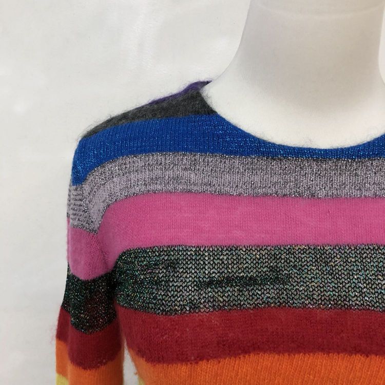 Miu Miu Miu Miu Striped Mohair Sweater Size 38 Size XS / US 0-2 / IT 36-38 - 7 Thumbnail