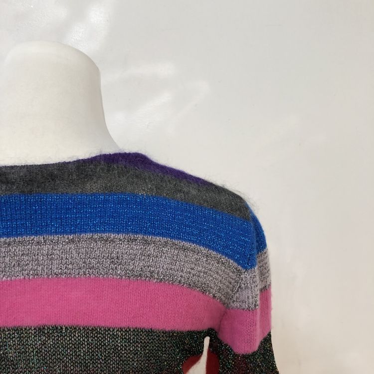 Miu Miu Miu Miu Striped Mohair Sweater Size 38 Size XS / US 0-2 / IT 36-38 - 9 Thumbnail
