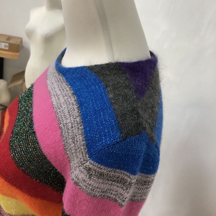 Miu Miu Miu Miu Striped Mohair Sweater Size 38 Size XS / US 0-2 / IT 36-38 - 8 Thumbnail