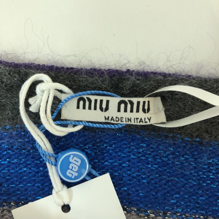 Miu Miu Miu Miu Striped Mohair Sweater Size 38 Size XS / US 0-2 / IT 36-38 - 3 Thumbnail