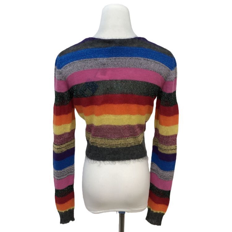 Miu Miu Miu Miu Striped Mohair Sweater Size 38 Size XS / US 0-2 / IT 36-38 - 2 Thumbnail