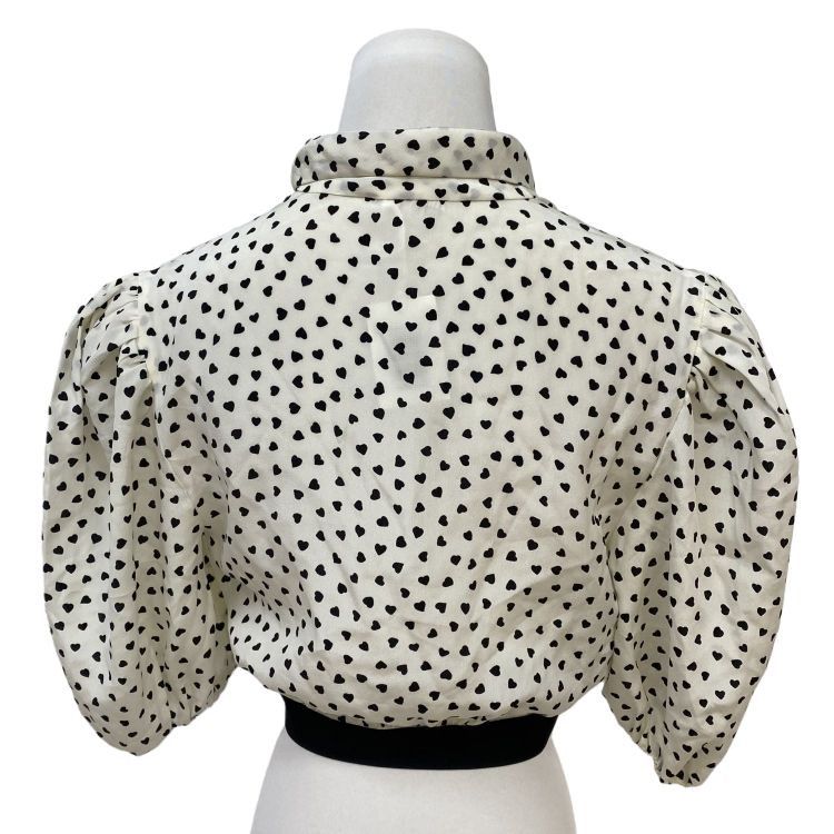 Miu Miu Miu Miu Heart Print Blouse Size 36 Size XS / US 0-2 / IT 36-38 - 2 Thumbnail